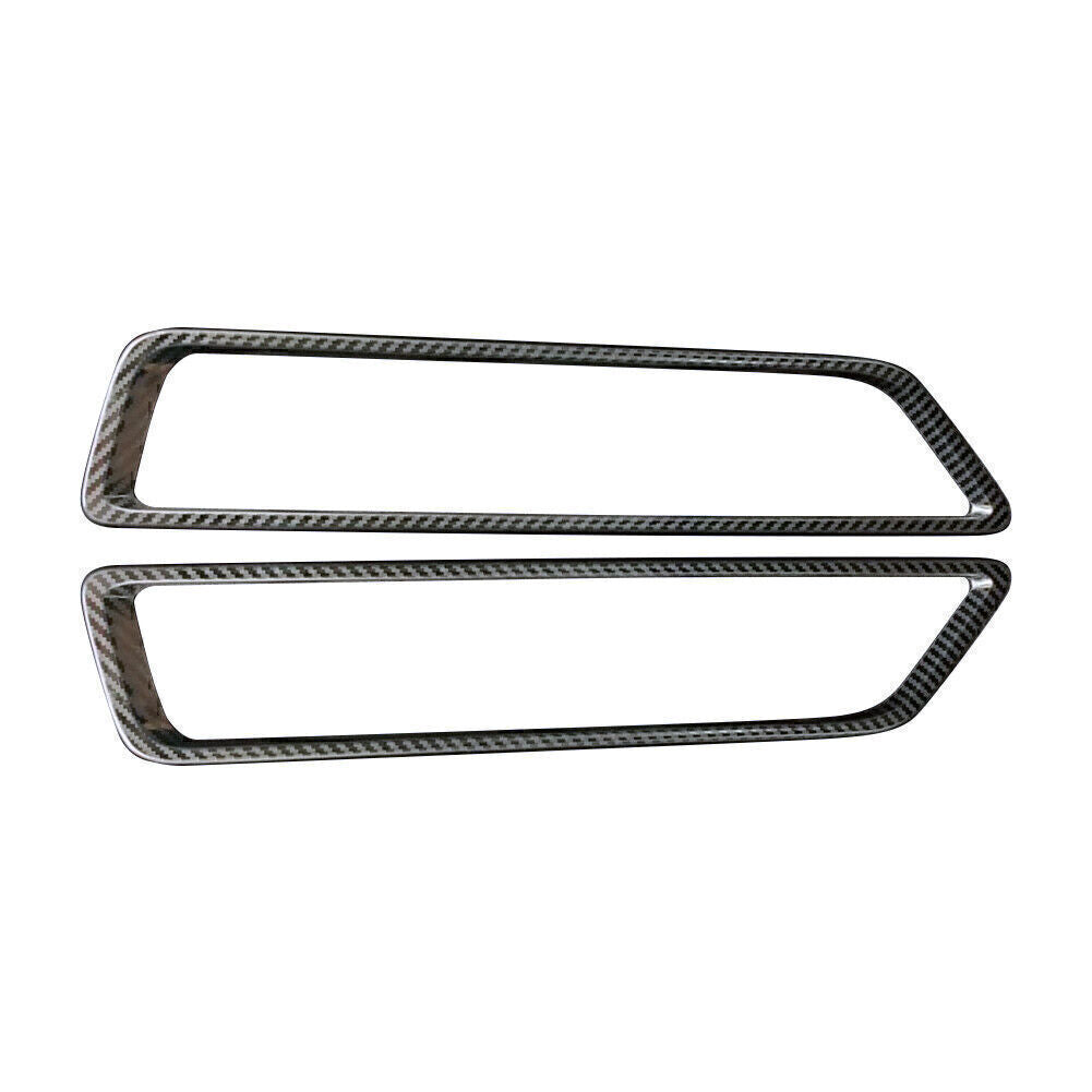 Carbon fiber rear trunk release cover trim suitable for Subaru Forester SK 19 20