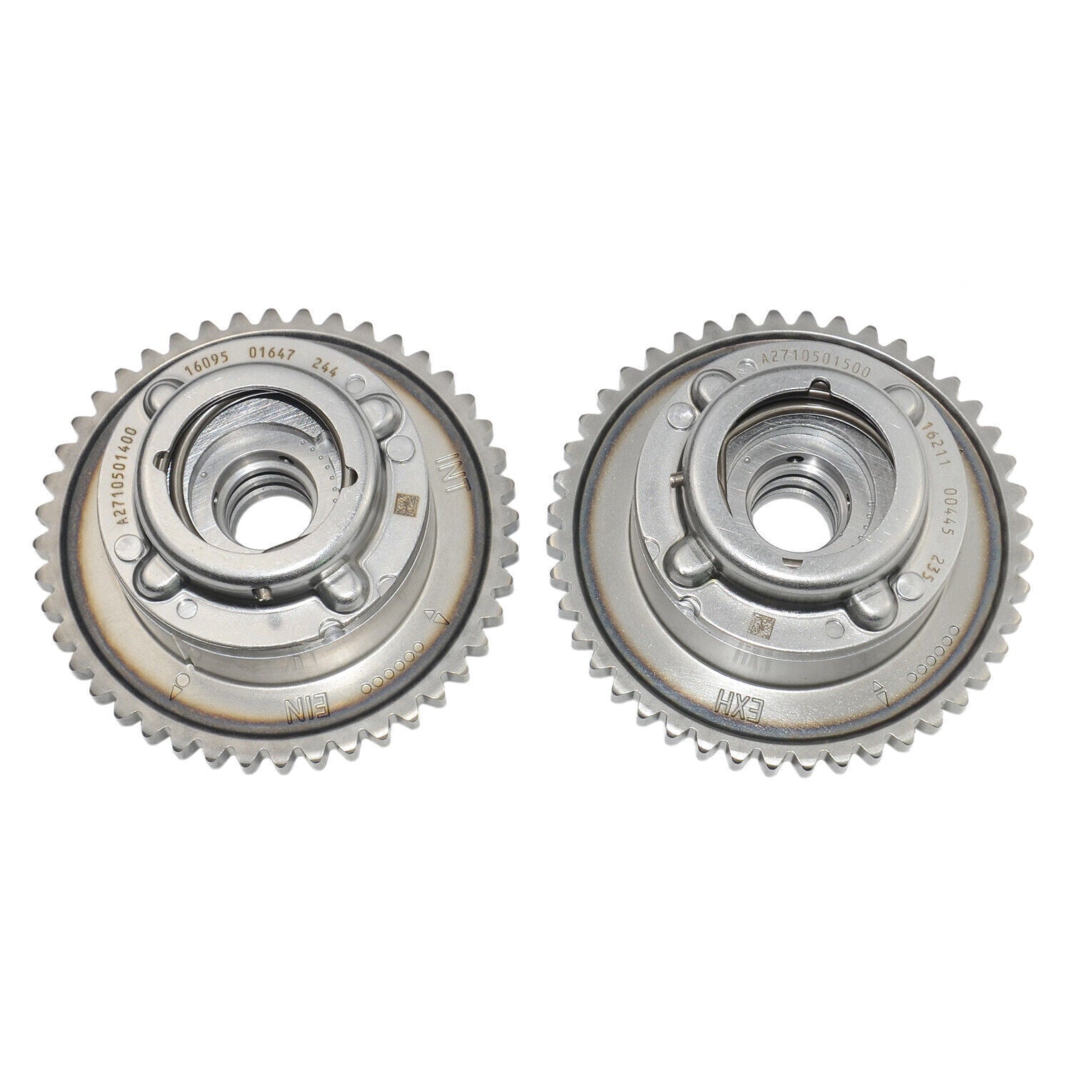 2x Camshaft Adjuster Gear Intake and Exhaust Fits for Mercedes-Benz M271 W204 A2710501400