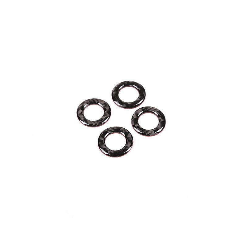 Carbon Fiber Window Lock button Cover Trim Fit for Mercedes C GLC CLASS 2015-19