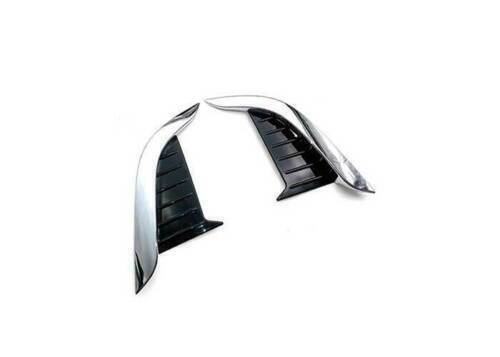 for Toyota for Corolla Cross 22-24 SilverBlack Front Fog Light Lamp Side Panel Trim