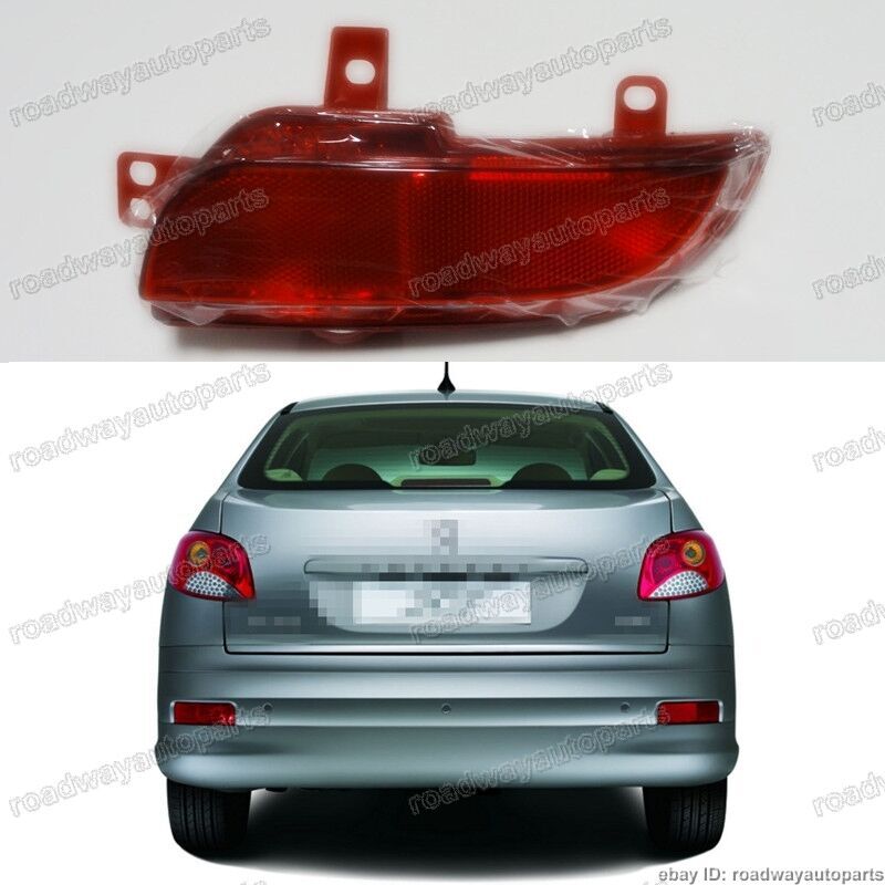 Right Rear Reflector Light Fog Lamp for Peugeot 206+ Plus 207 Compact 2008-2009