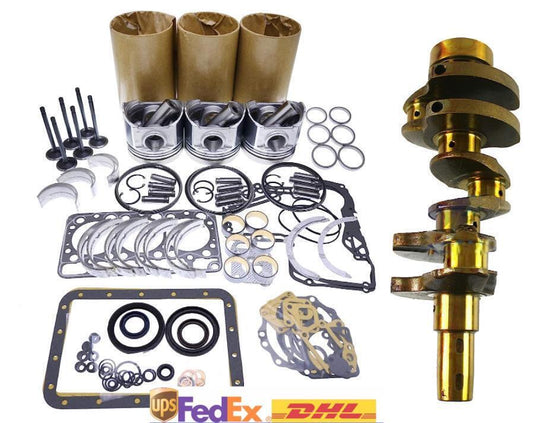 Overhaul Rebuild Kit + Crankshaft for Yanmar Engine 3TN84 3TN84TL Engine
