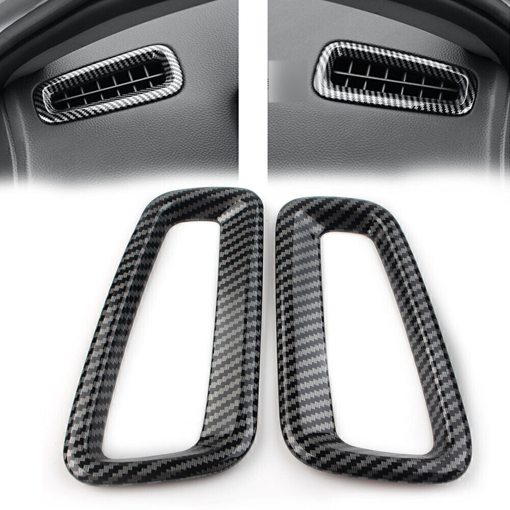 Inner Dash Side Air Vent Outlet Cover for Honda for Civic 11th 2022 Up Carbon Look