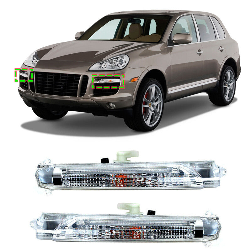 1Pair LED Daytime Running Light DRL Fog Lamp For 2007 2008-2010 for Porsche for Cayenne