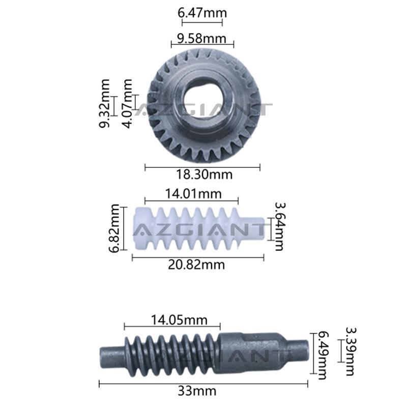 Side mirror folding motor gears are compatible with for Lexus RX200t/RX350/RX350L/RX450h/RX450hL