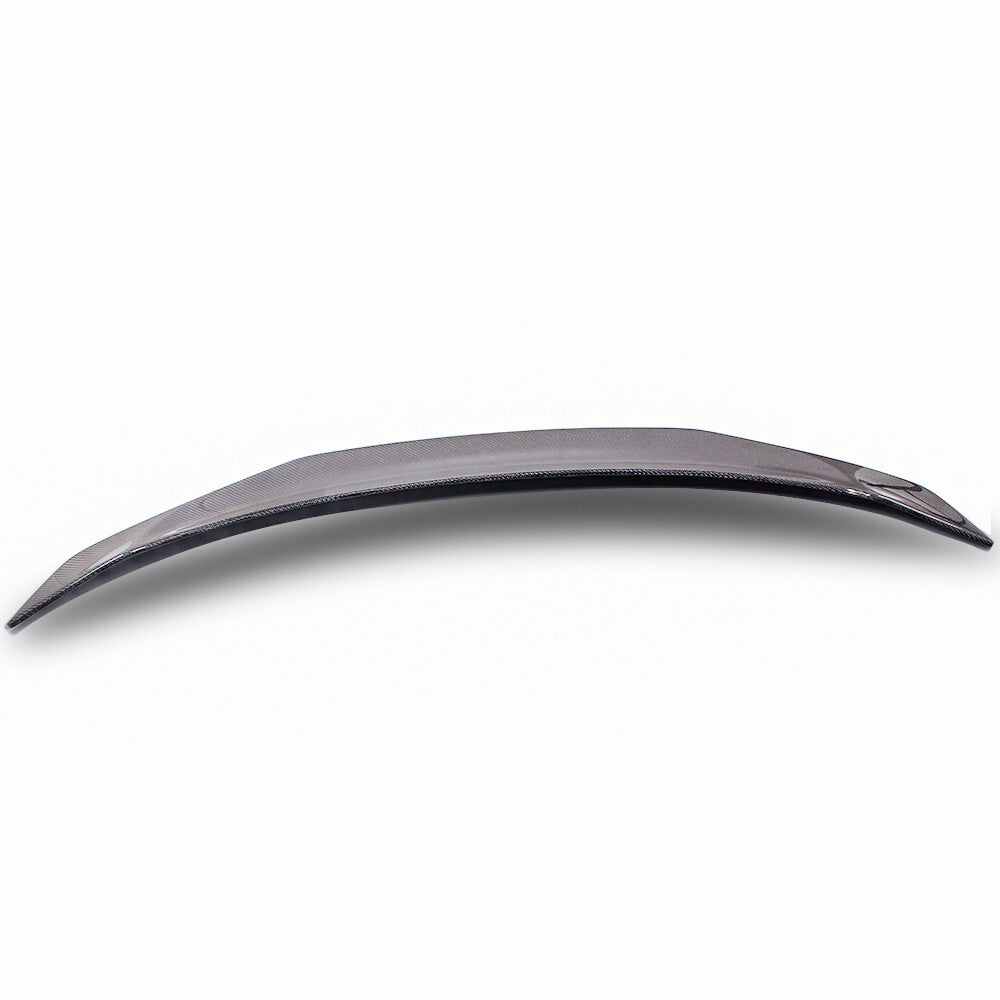 Real Carbon Fiber Trunk Lid Spoiler Wing V Style for 2017-2023 for Tesla Model 3