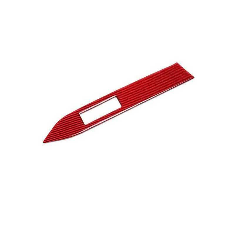 for Ford for Mustang for Shelby 2015-2022 Red Carbon Fiber Driver Storage Box Bowl 1PCS