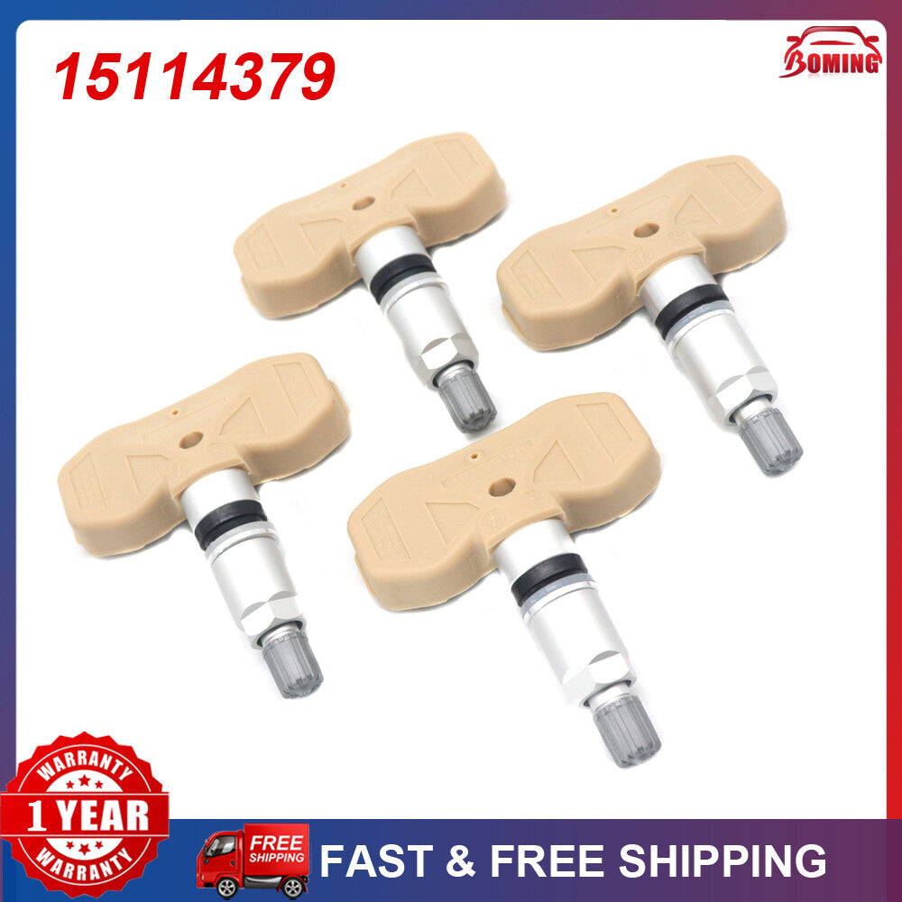4PCS TPMS for Chevrolet Tahoe 2005-2006 315MHZ 15114379 Tire Pressure Sensors