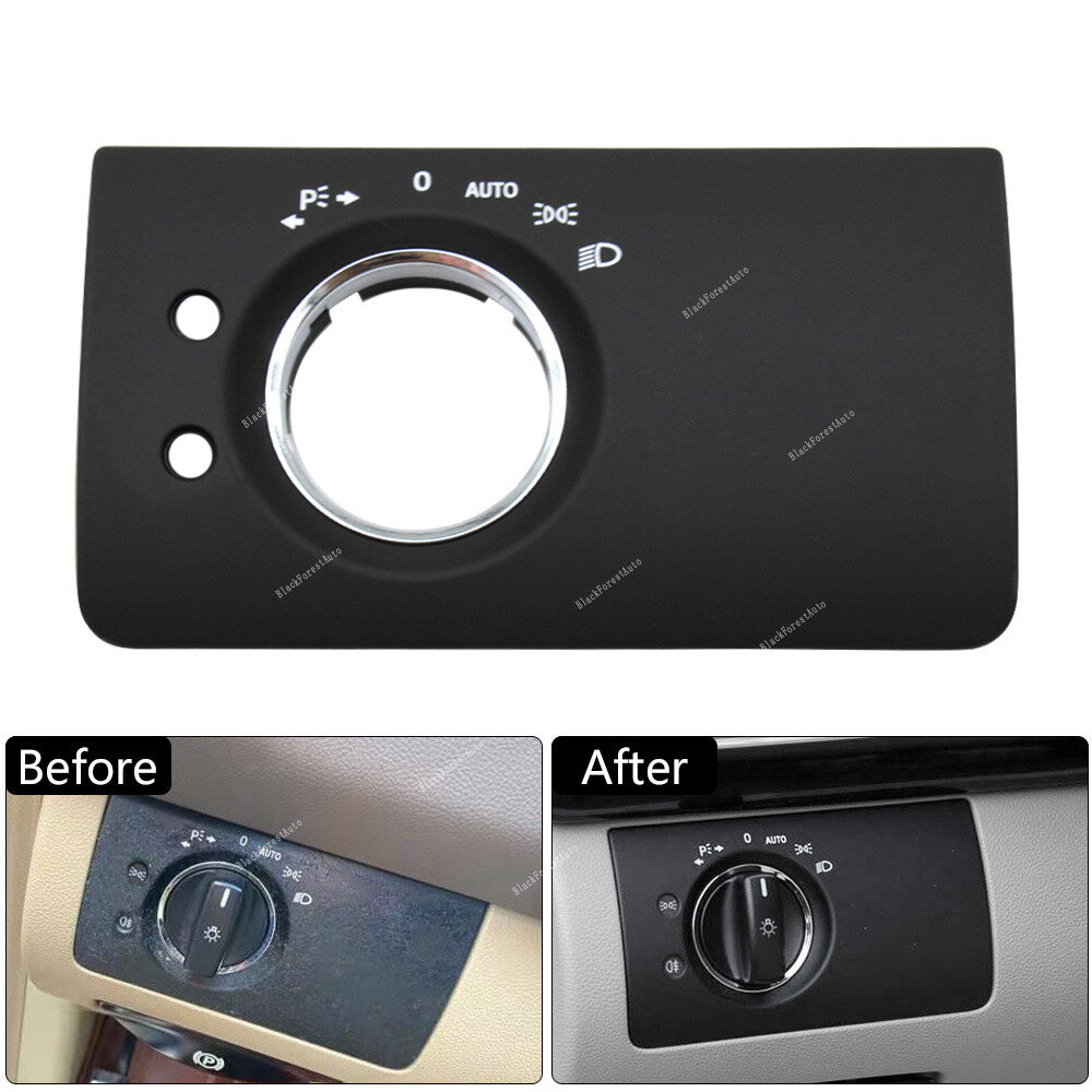 1645453004 Headlight Control Switch Cover Black for 06-13 for Benz W164 ML320 GL450