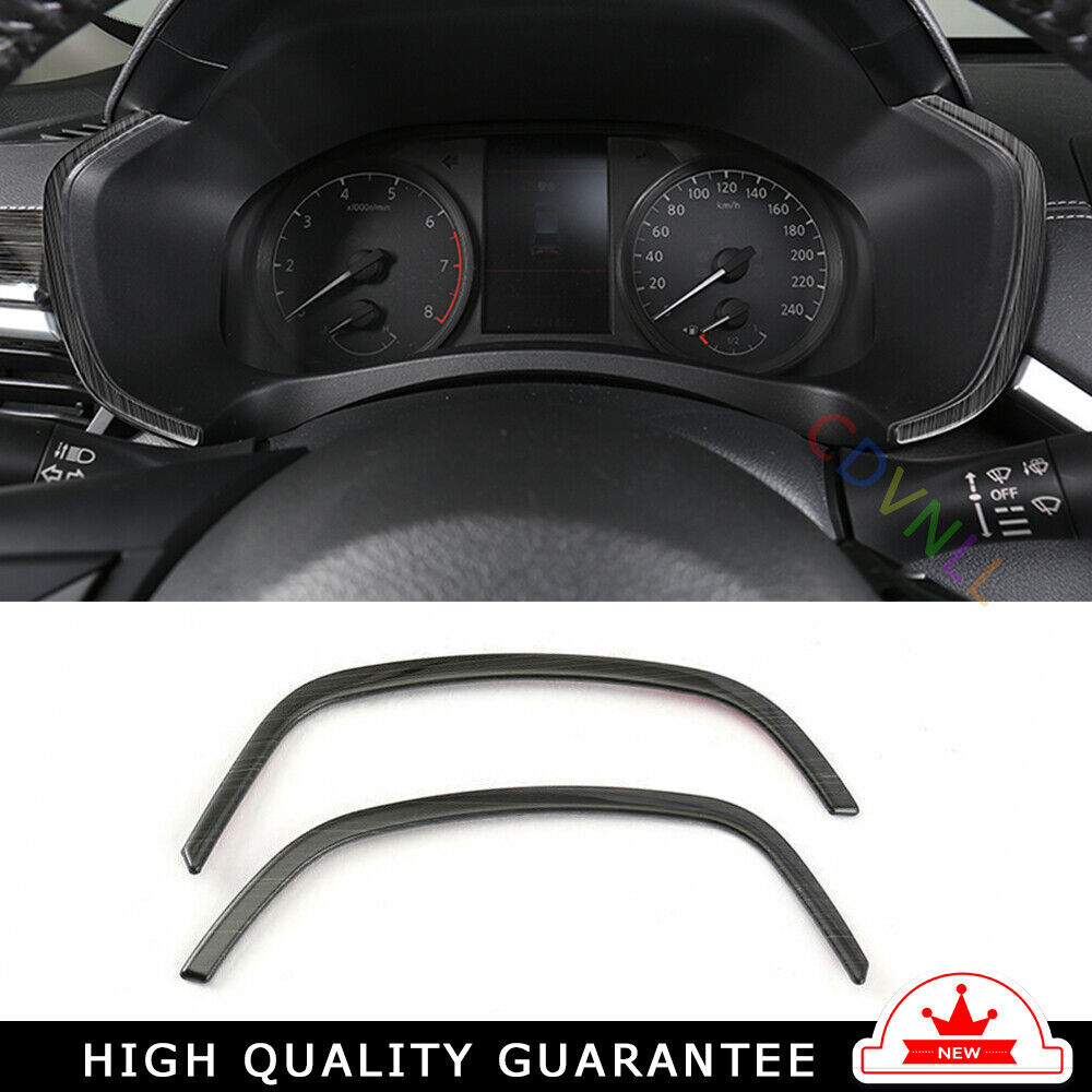 Dashboard Panel Frame Cover Trim 2PCS for Nissan Altima 2019-2022 Black Titanium