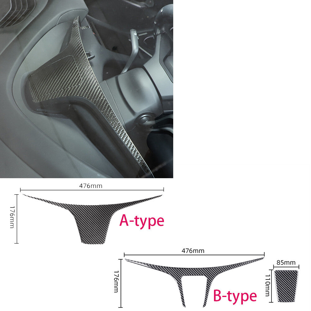 Carbon Fiber Dashboard Panel Decor Trim for Porsche Taycan 2019-2022 Accessories