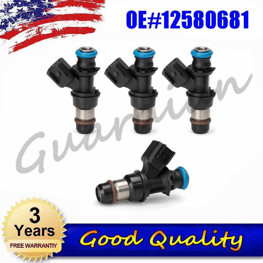 12580681 4PCS Fuel Injectors for BUICK RAINIER for CADILLAC for ESCALADE for CHEVROLET for GMC