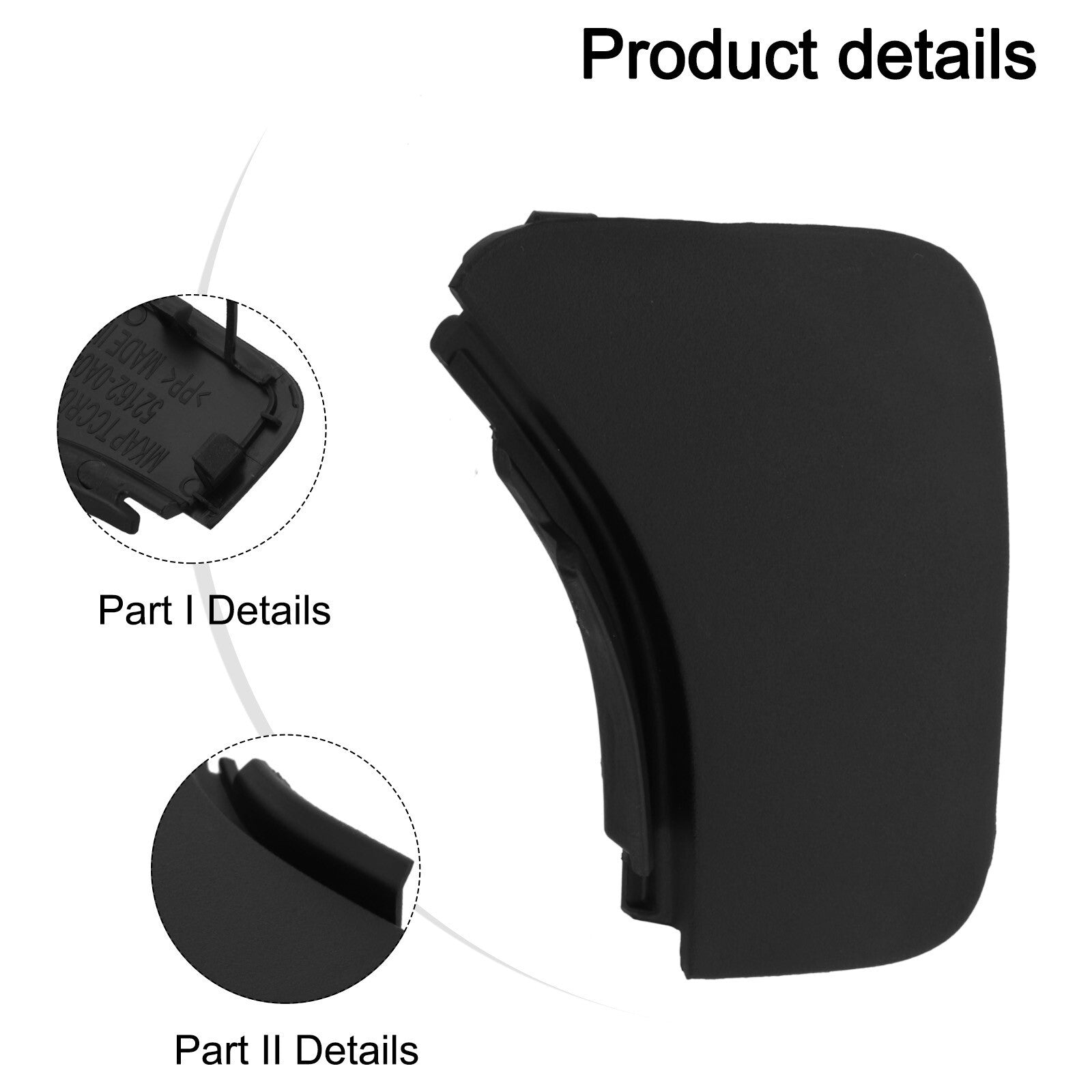Rear Bumper Tow Hook Eye Cover Trailer Cap for Toyota for Corolla Cross 2022-23