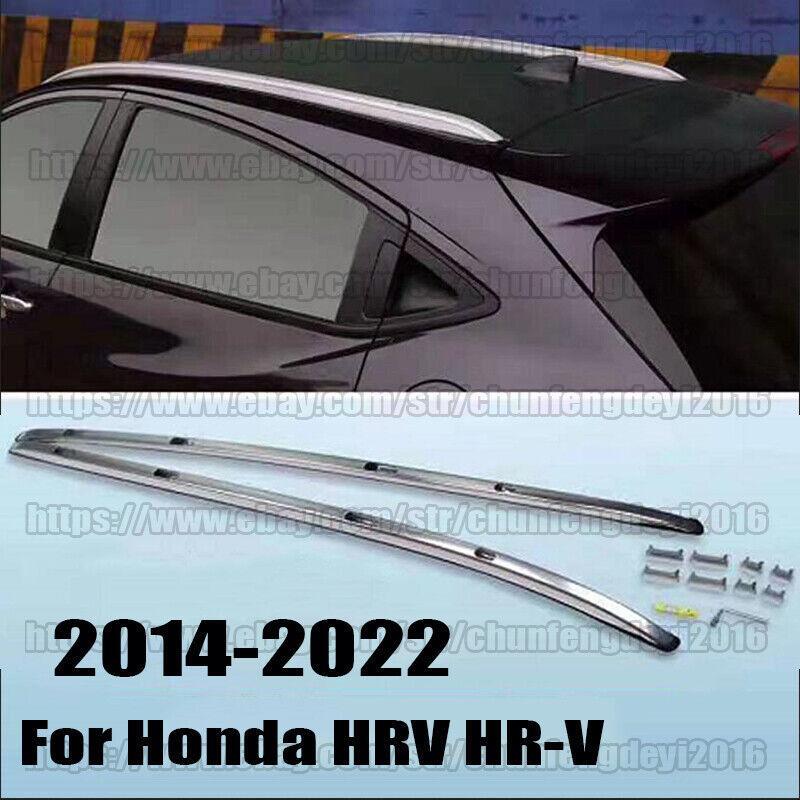 for Honda HRV HR-V 2014-2022 silver Roof rails Roof Rack Side Rail Bars 2pcs