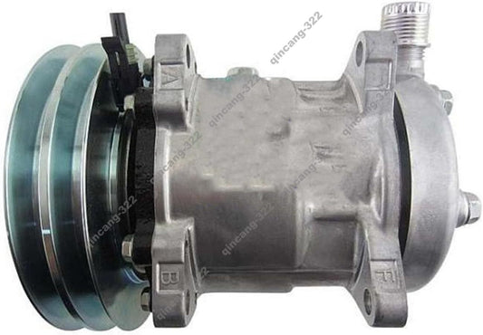SD5H11 A/C Compressor 47741863 for Holland L218 CASE SV185 Skid Steerr Loader