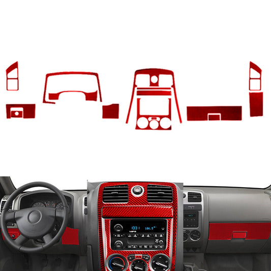 15X Red Carbon Fiber Front Dashboard Cover For Colorado 2004-2012/ for Canyon 2005-12
