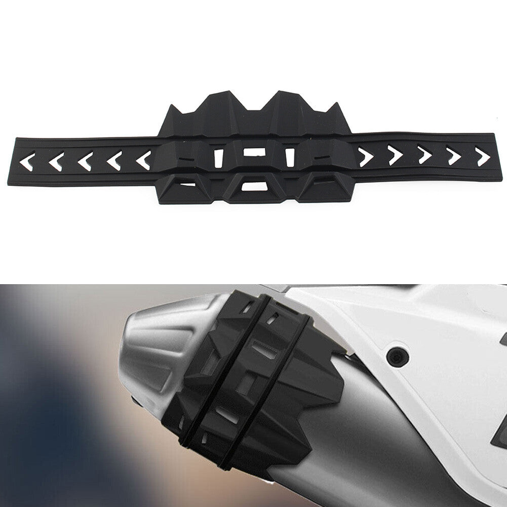 Universal Auspuff Endrohr Guard Protector Cover Motorrad Zubeh?r Schwarz