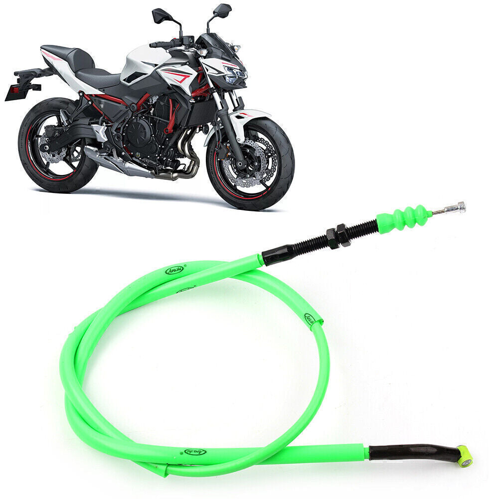 Motorcycle Brake Clutch Cable Green for Kawasaki Z650 2017 2018 2019 2020-2021