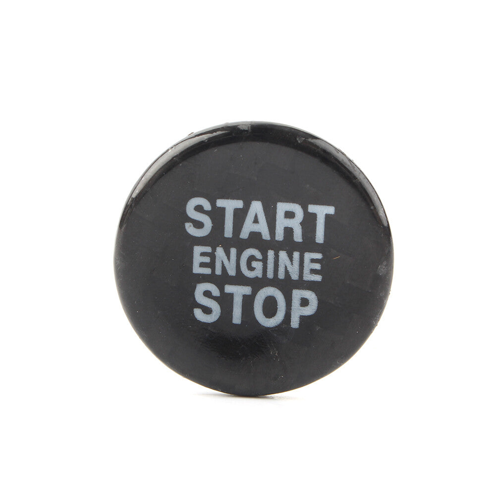 Carbon fiber ignition start button decorative sticker for Alfa Romeo Giulia