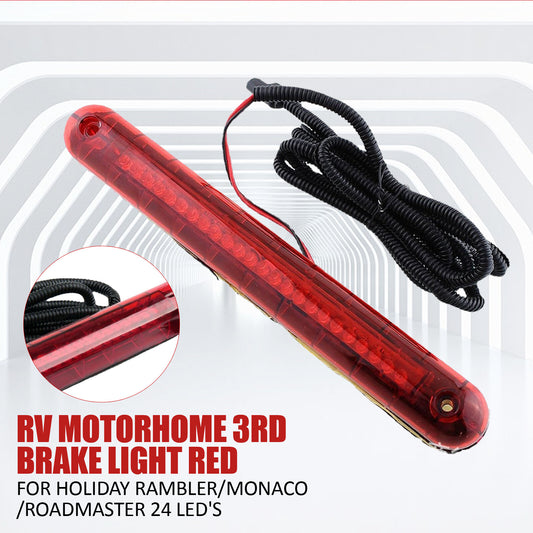 RV third brake light red 24 LED suitable for Holiday Walker/Monaco/Roadmastr