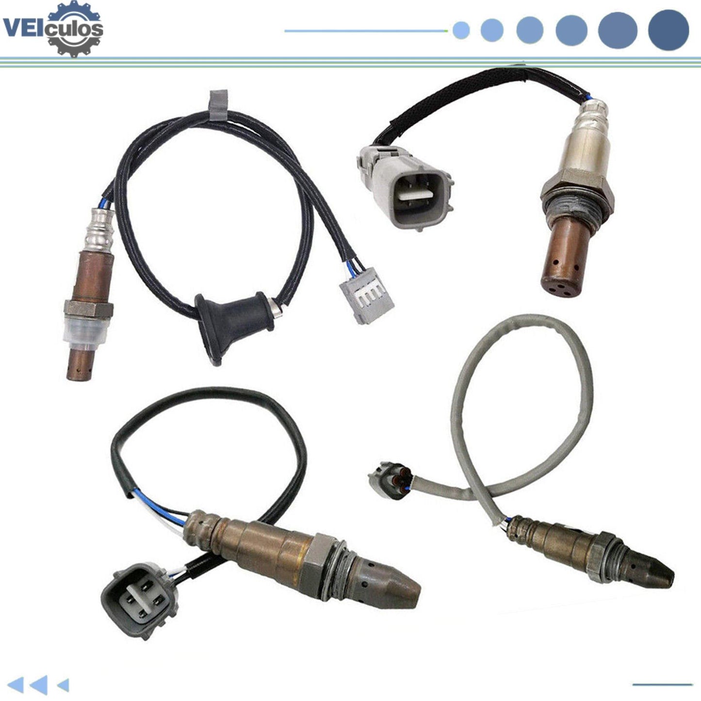 4Pcs UpstreamDownstream Oxygen O2 Sensor for Toyota for Sienna 12-15 3.5L V6 FWD