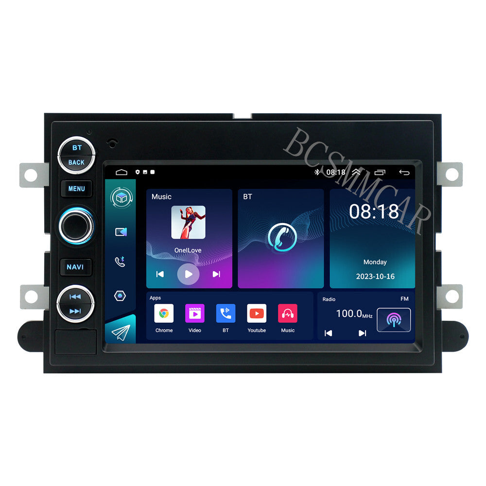 2Din Stereo Radio Touch Screen GPS Navigation Aux FM Fit for Ford F150 2004-2008