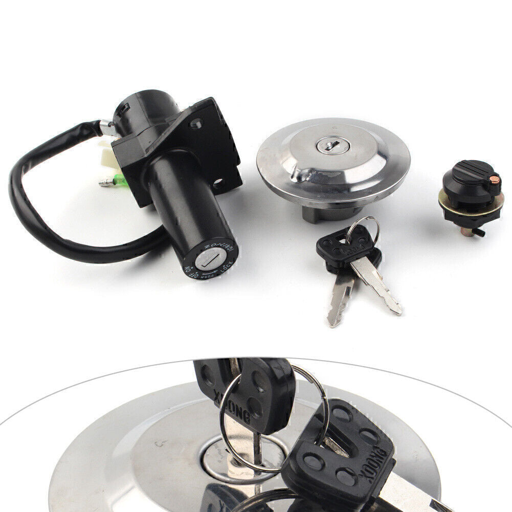Ignition Switch Fuel Cap Lock for Seat Lock Set for Yamaha YBR125 2002-2013 2012
