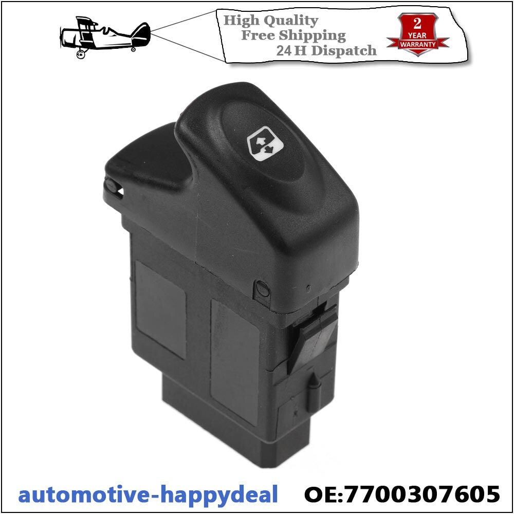 3 X Electric Door Window Mirror Switch for Renault Kangoo Megane MK1 Clio
