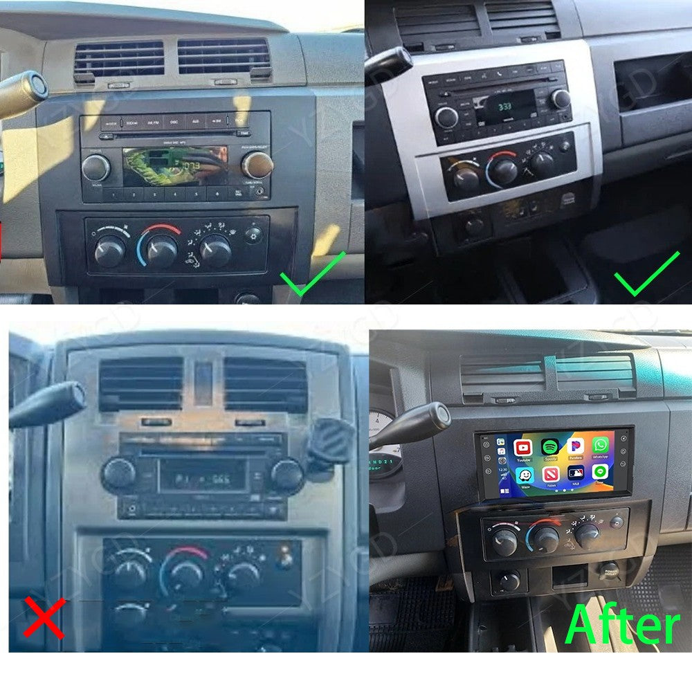 7Carplay Android 14 for Dodge Dakota 2005-2011 Car Radio Stereo GPS Navi Wifi
