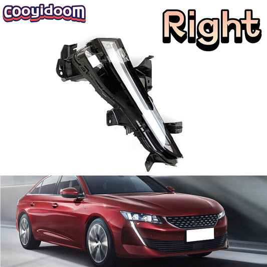 Front right DRL LED turn signal fog light applicable to for Peugeot 508L 2019 2020