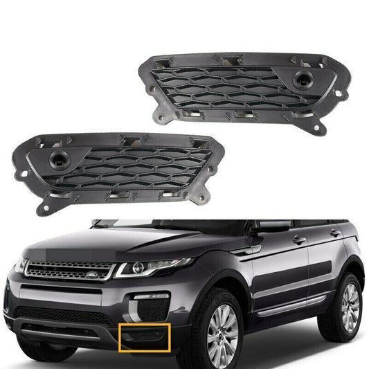 Pair Front Bumper Fog Lamp Frame cover For Land/ for Range Rover Evoque 2016-2019