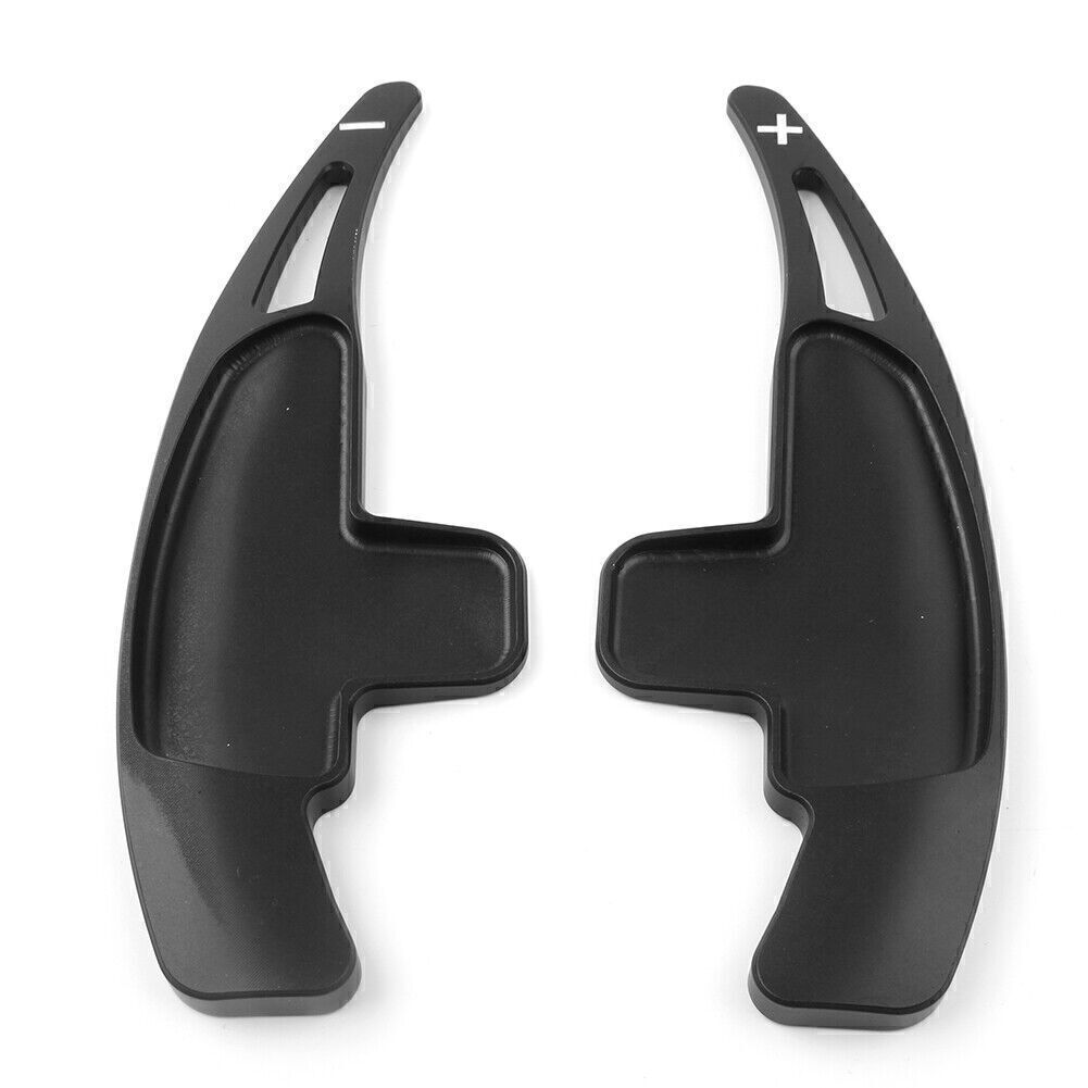 for Mercedes-Benz Black 2x Steering Wheel Shift Paddle Shifter Extension