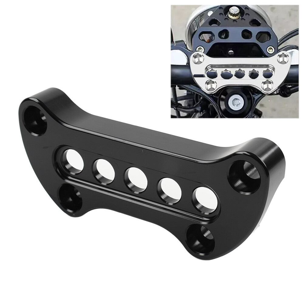 Handlebar Top Bar Riser Clamps Mount Fit for Harley Sportster XL883 XL1200 Dyna FX