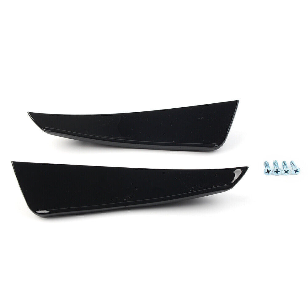 Front Bumper Lip Splitter Spoiler Side Canards for Benz A-Class W176 2016-2018