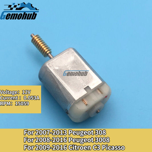 FOLD MIRROR MOTOR for 2007-13 for Peugeot 308/08-16 for Peugeot 3008/ for Citroen C3 Picasso