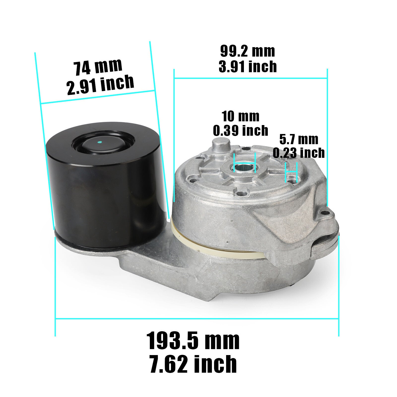 1-pack of new belt tensioner assembly 42991 for ISX15 QSX15 DAYCO 3691282