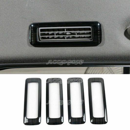 Stainless Car Roof Air Exhaust Trim Cover for Toyota Prado FJ120 LC120 2003-2009