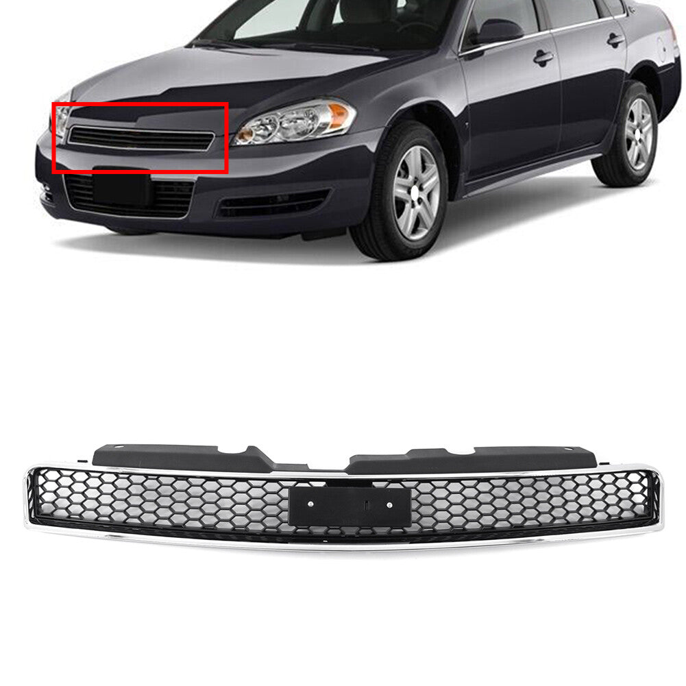 Honeycomb Front Bumper Center Grille Upper Grill for Chevrolet Impala Ss