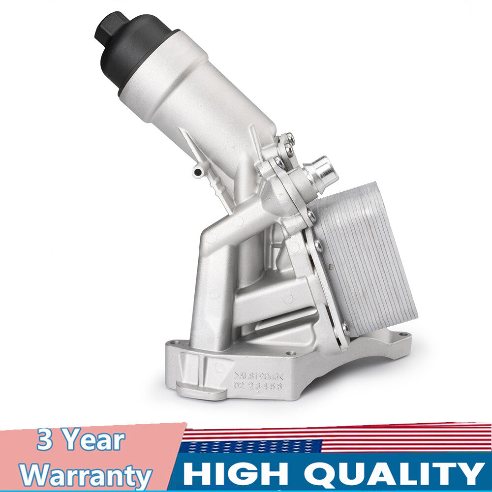 1 piece aluminum oil cooler filter housing for BMW 230i, 330e, 330i, 430i, 530i, 530e, and X3.