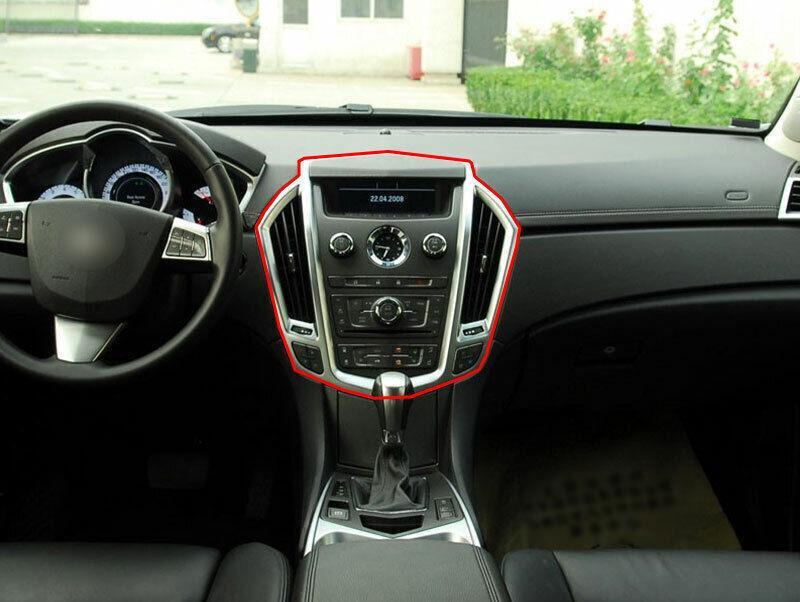 for Cadillac SRX 2010-2012 Peach Wood Grain Center Console Navigation GPS Frame