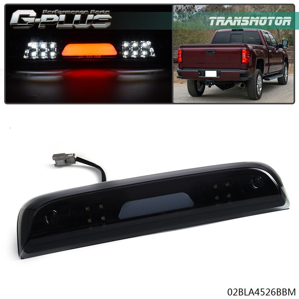 2014-2018 for GMC for Sierra LED 3Rd with three rubies (red, purple, and red).
