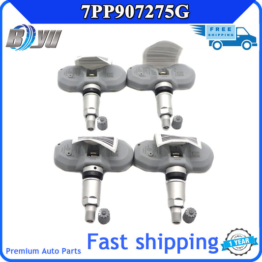 4-pack 7PP907275G 315MHz TPMS tire pressure sensors suitable for Audi for A8 , for Volkswagen , and for Porsche Cayman.