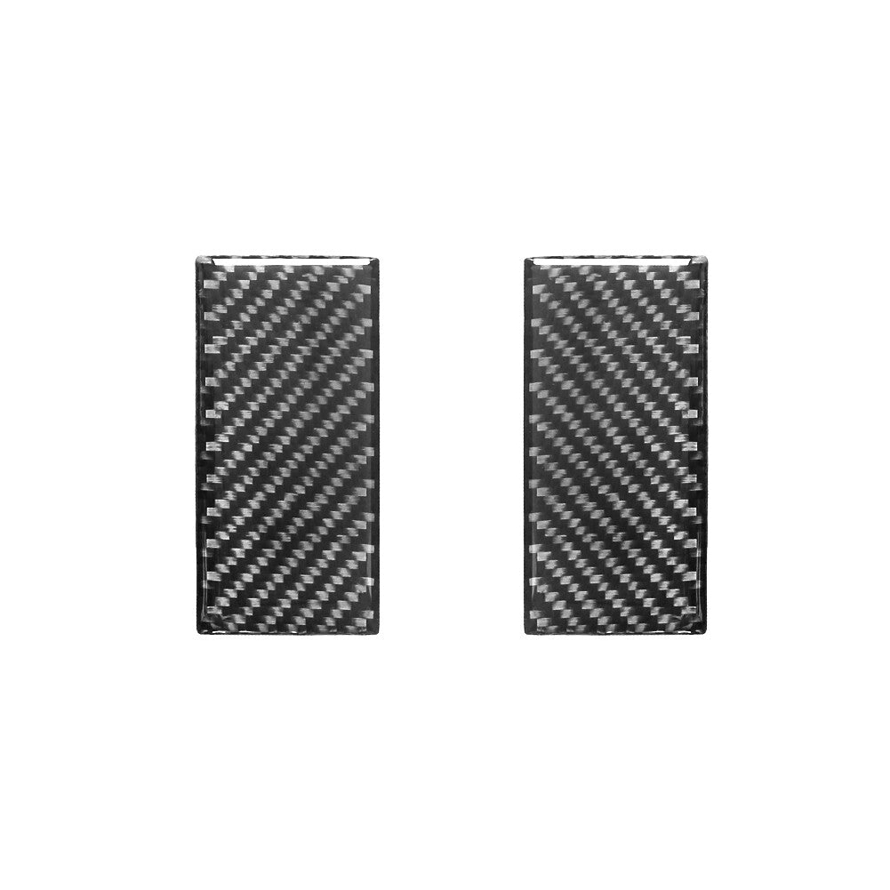 2-Piece Carbon Fiber Interior Rear Door Ashtray Cover Trim for BMW 5 Series E39 M5