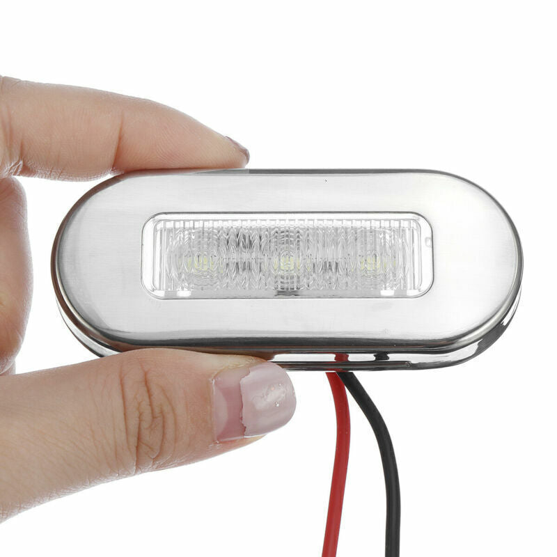 LED Courtesy Lights 12V Yacht Marine Boat Cabin Deck Lamp Waterproof 1x/2x/4x/8x