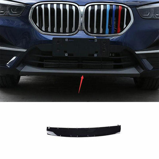 Fit for BMW X1 F48 2020-2021 ABS Black Front Bumper Diffuser Board Guard 1PCS