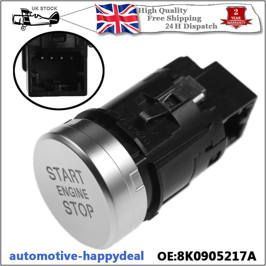for AUDI A4 B8 A5 8T 8F Q5 8R KEYLESS ENGINE START STOP SWITCH PUSH BUTTON