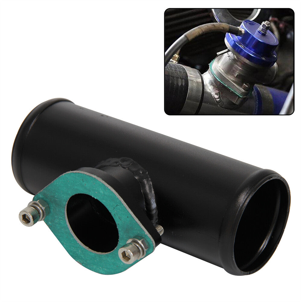 Type-S RS Style 2.25 Aluminum Turbo Blow Off Valve Flange Tube Adapter Pipe BK
