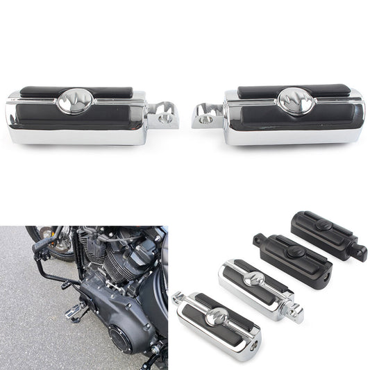 for Harley-Davidson Motorcycle Foot Pegs Footrests Footpegs 10mm