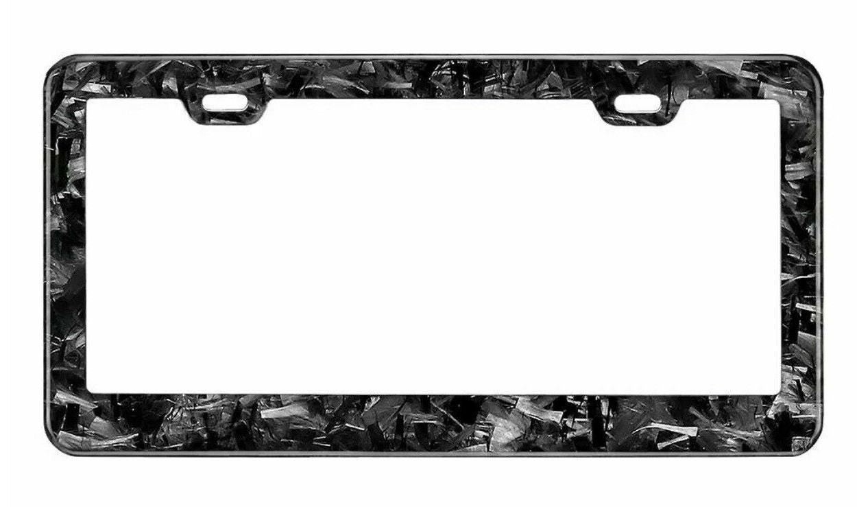 Car license plate, frame cap, rear boot, forged carbon fiber, suitable for Honda