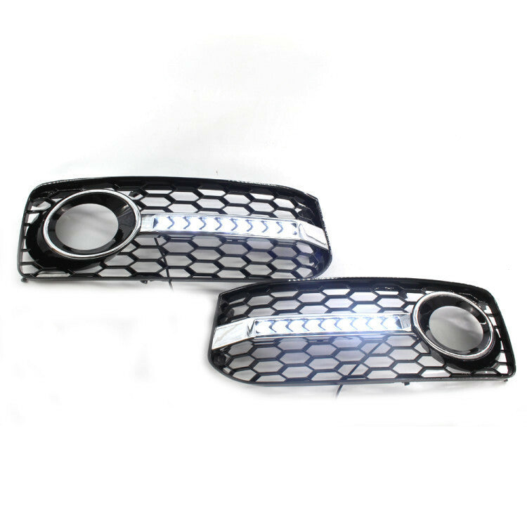 2x Amber White LED Daytime Day Fog Light DRL Run for Audi a5 coupe 8t 2009-2011
